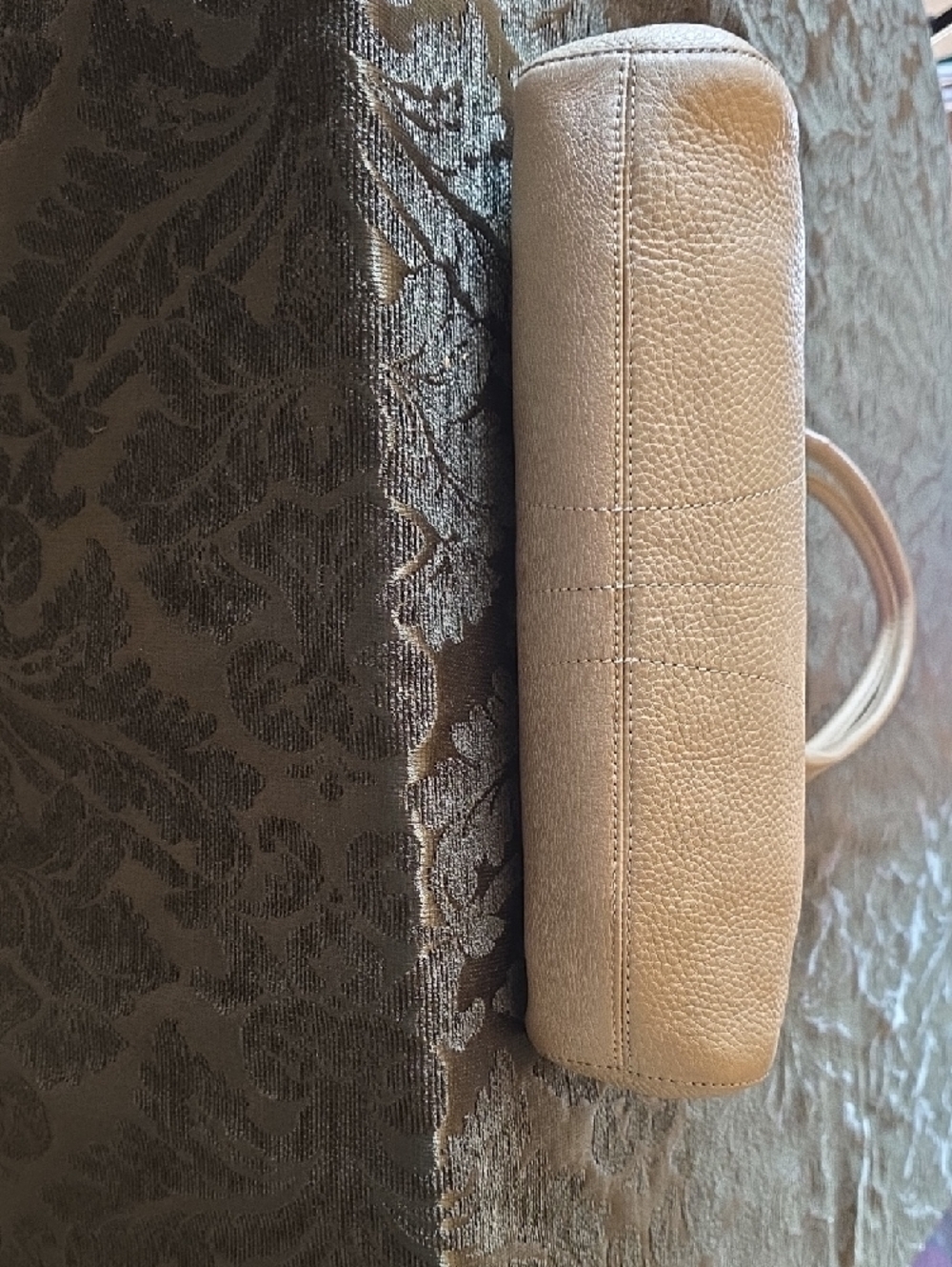 Cole Haan Blush Beige Leather Shoulder Bag with Gold Hardware - Picture 4 of 15